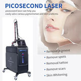 Picosecond Laser Double Crystal Double Rods Pico Q Switched Nd Yag Laser 1064nm 532nm Tattoo Removal