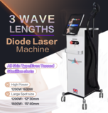 810Nm Handles Diode Ice Platinum Hair Diode Titanium Removal Laser Machine